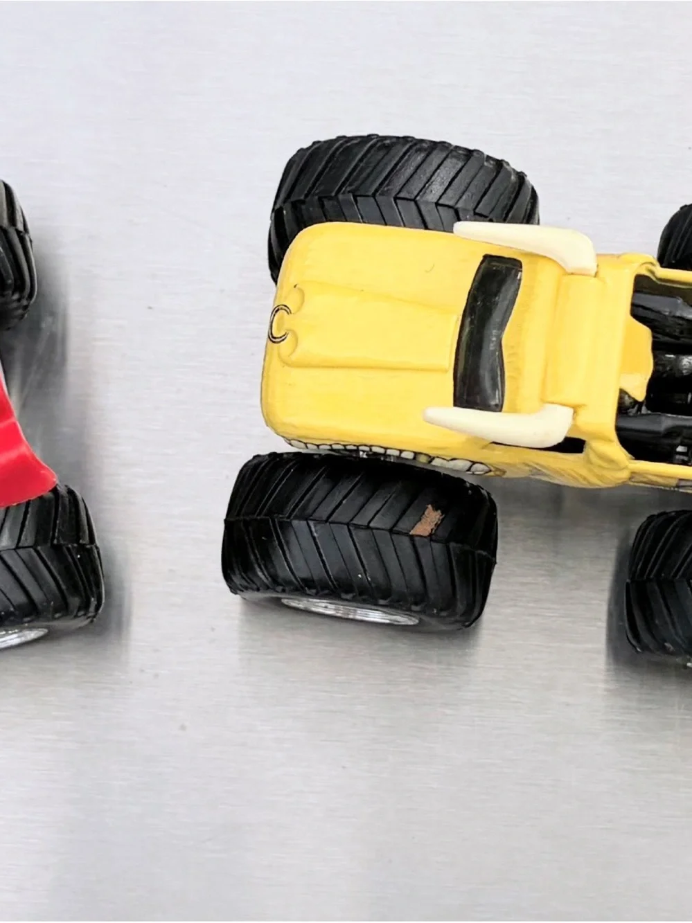 Die-Cast Kids Monster Truck Toy - Red and Yellow Assortment